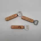 Flaschenöffner aus Holz - personalisierbar