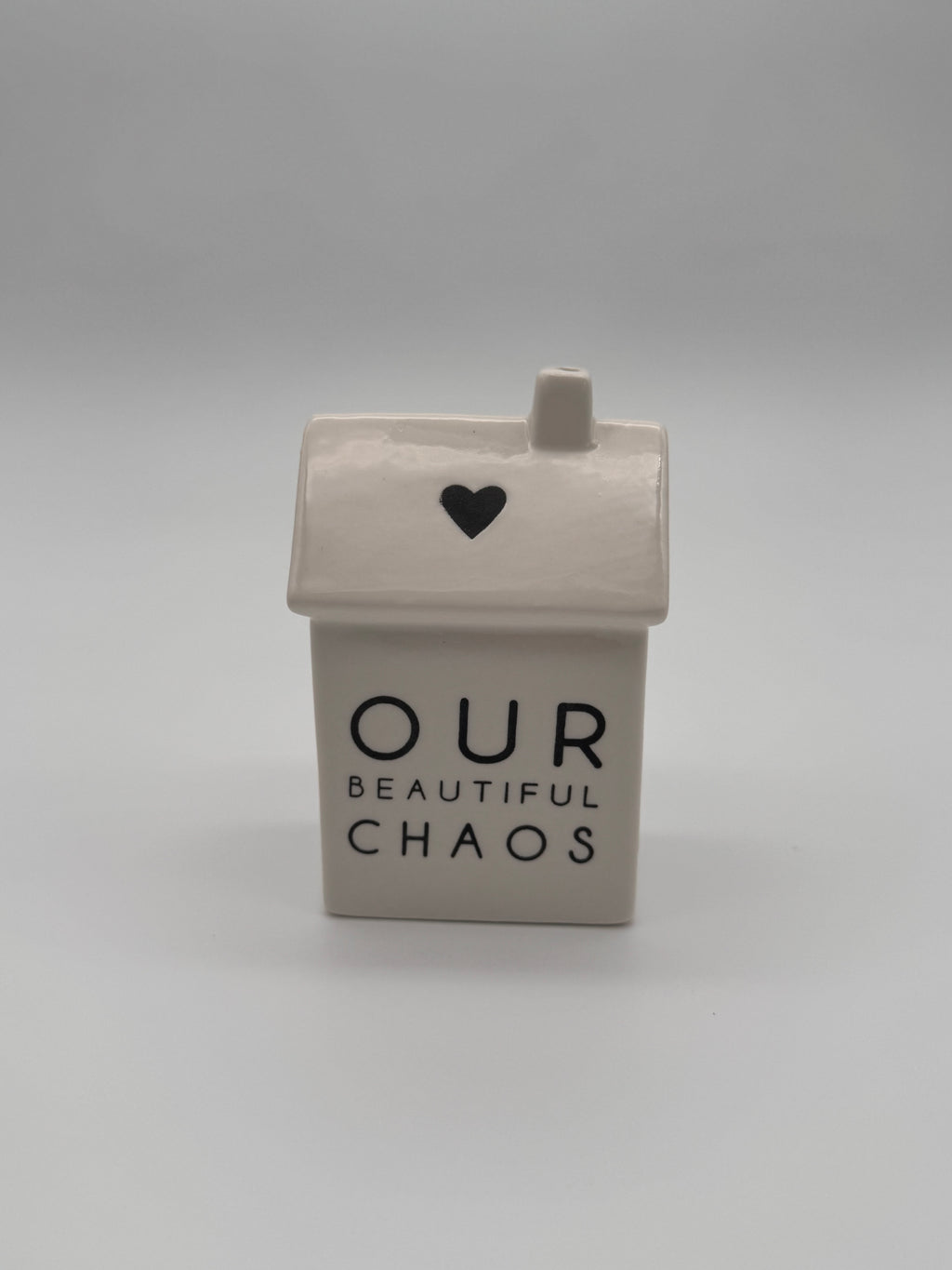 Porzellanhäuschen "Our Beautiful Chaos" 9 cm