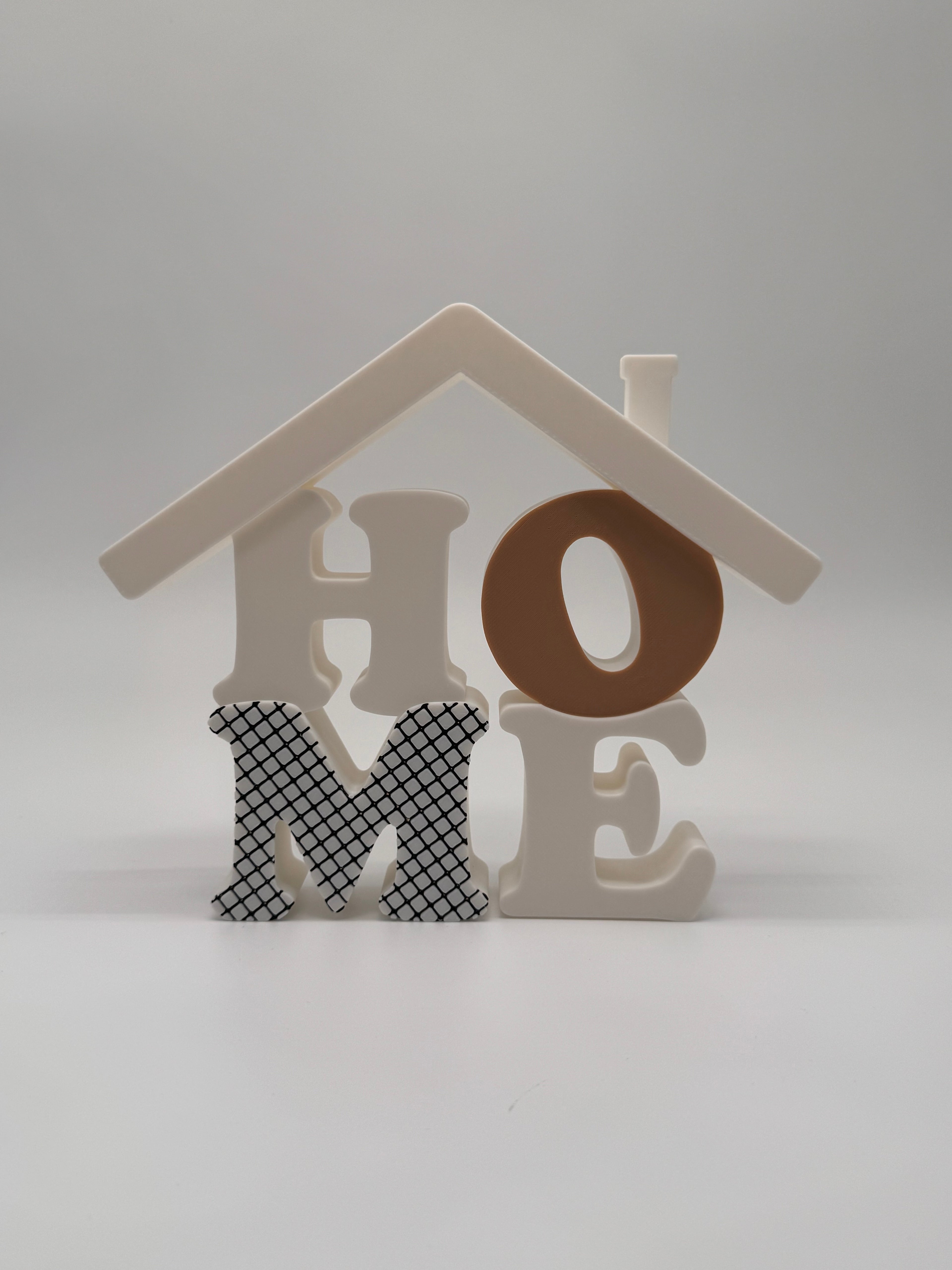 HOME Schild (3D-Druck)