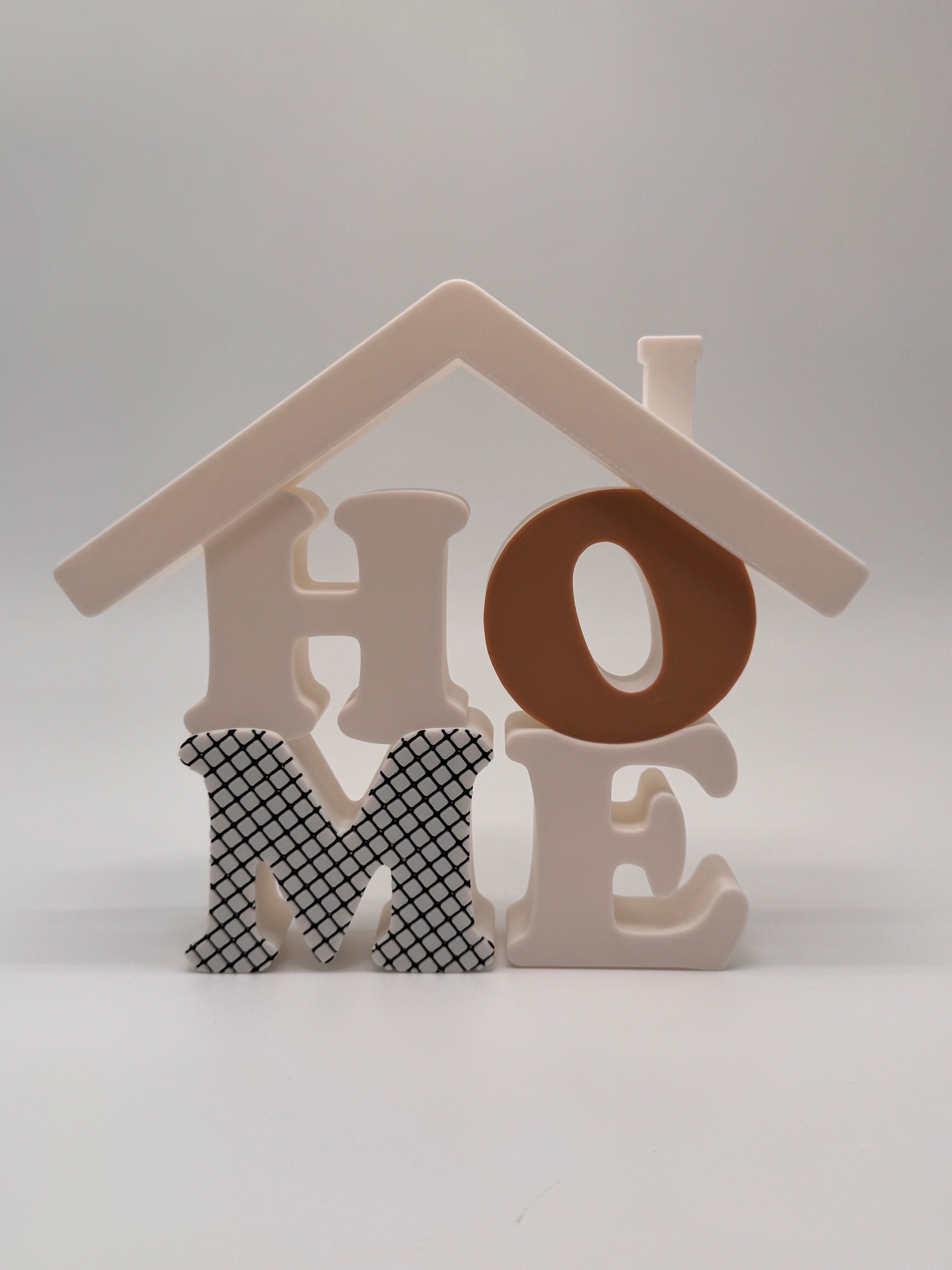 HOME Schild (3D-Druck)