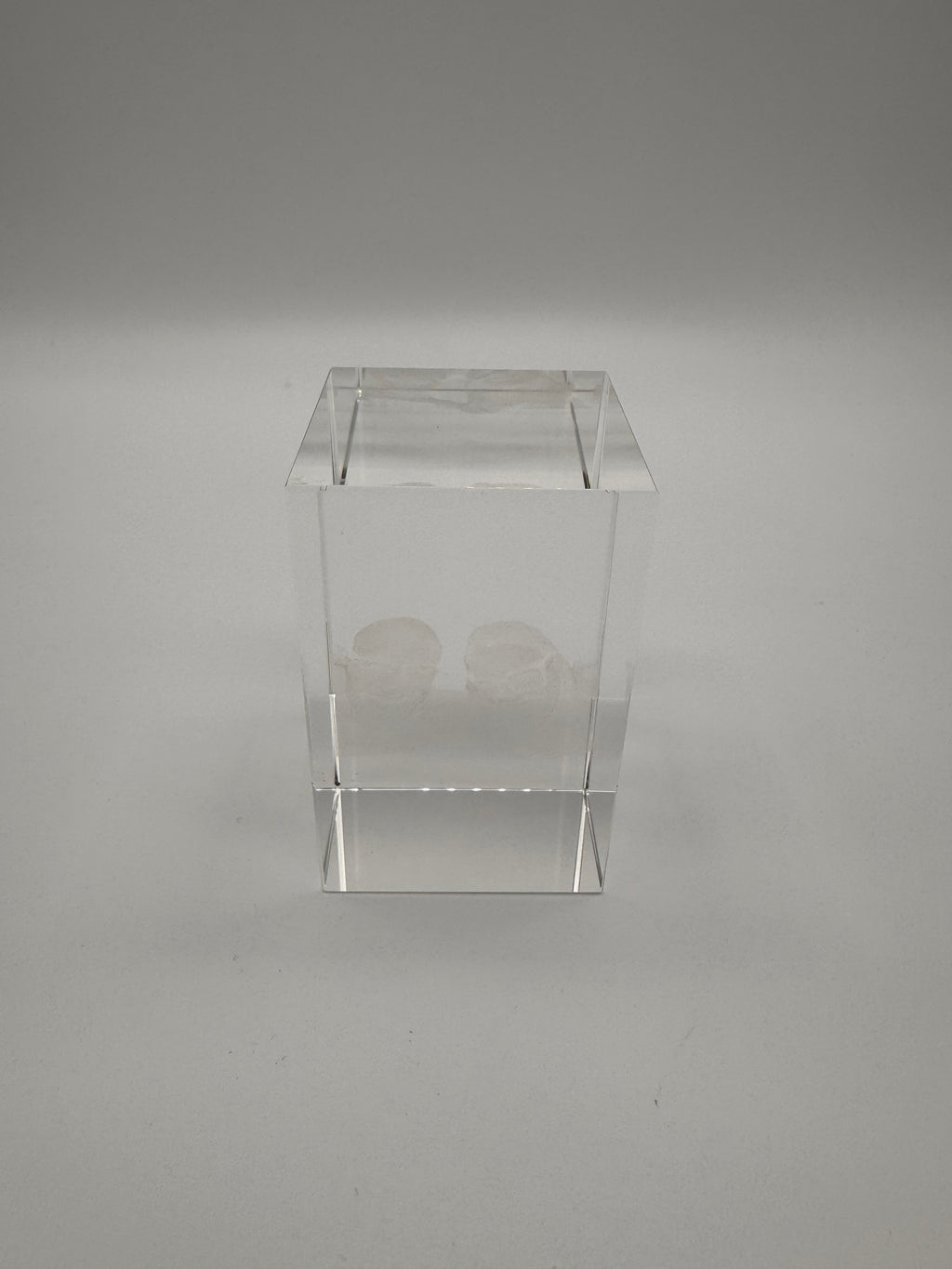 Kristallglas mit Innengravur - personalisierbar