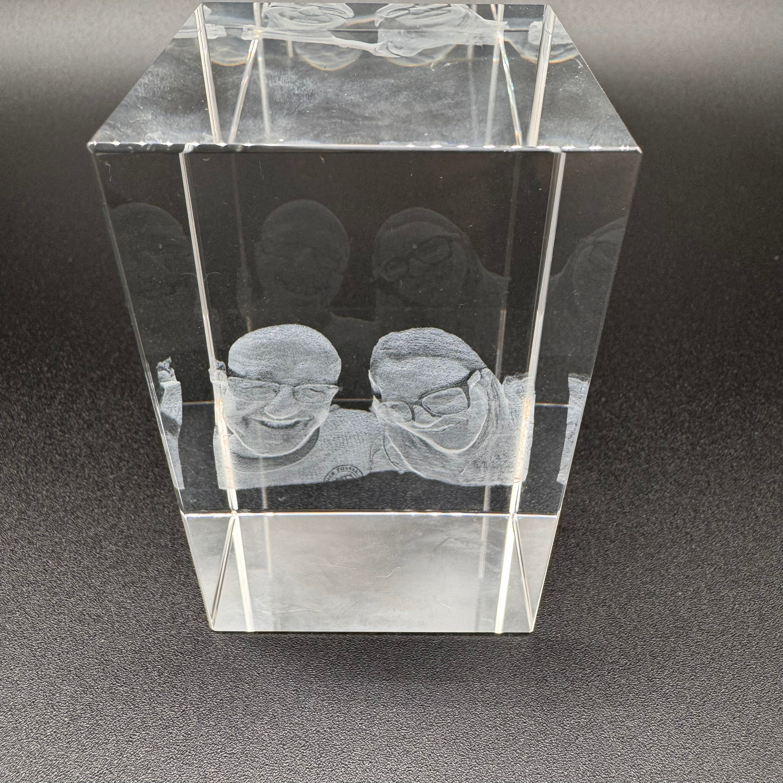 Kristallglas mit Innengravur - personalisierbar