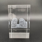 Kristallglas mit Innengravur - personalisierbar