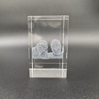 Kristallglas mit Innengravur - personalisierbar