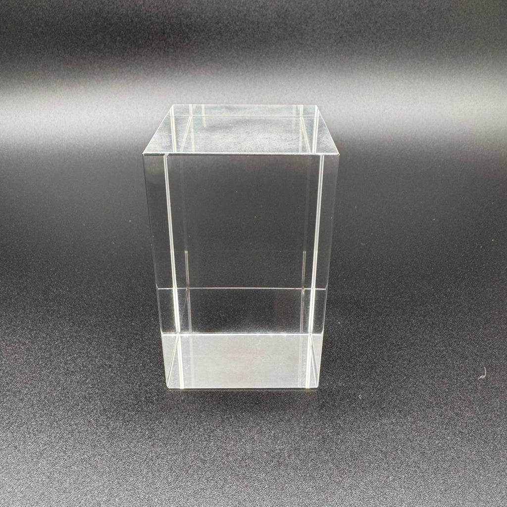 Kristallglas mit Innengravur - personalisierbar