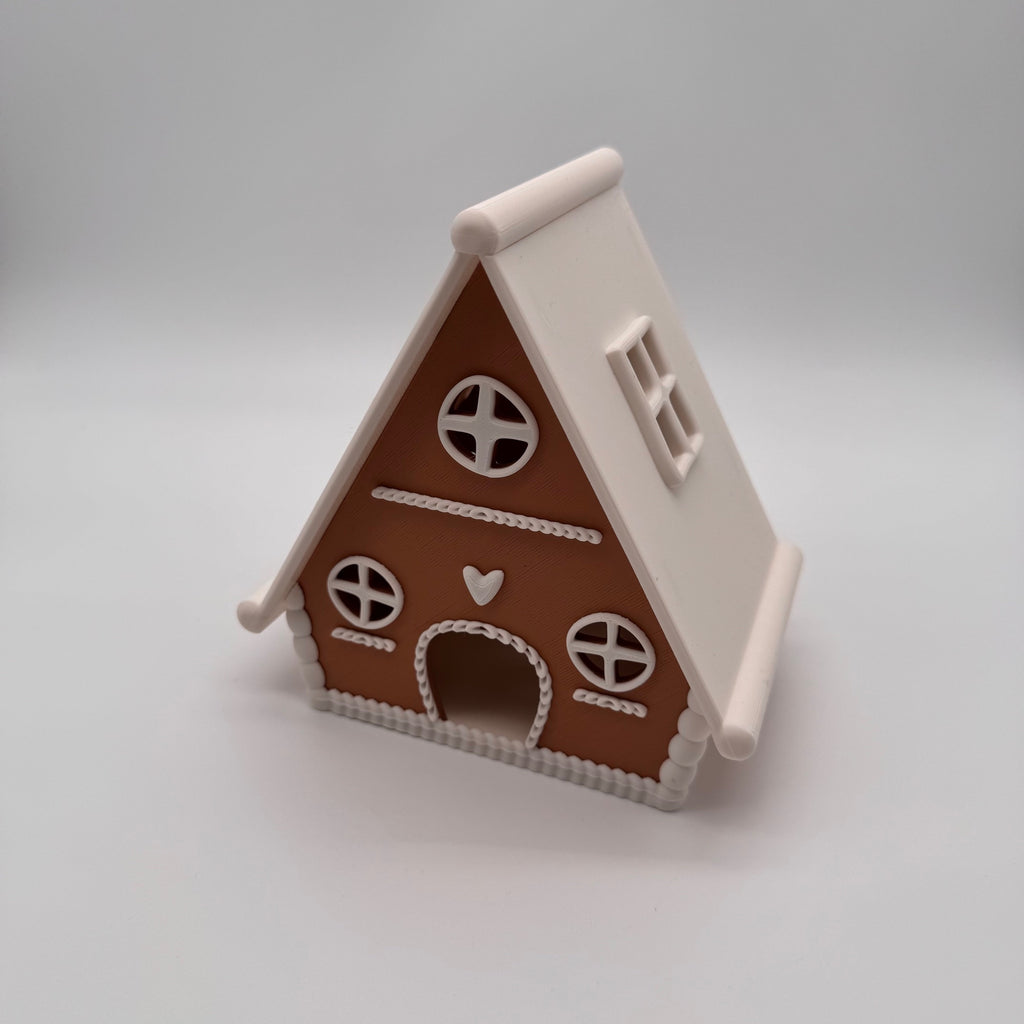 Lebkuchenhaus mit Spitzdach – 3D-Druck