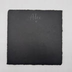 Schieferplatte 25x25 cm – personalisierbar