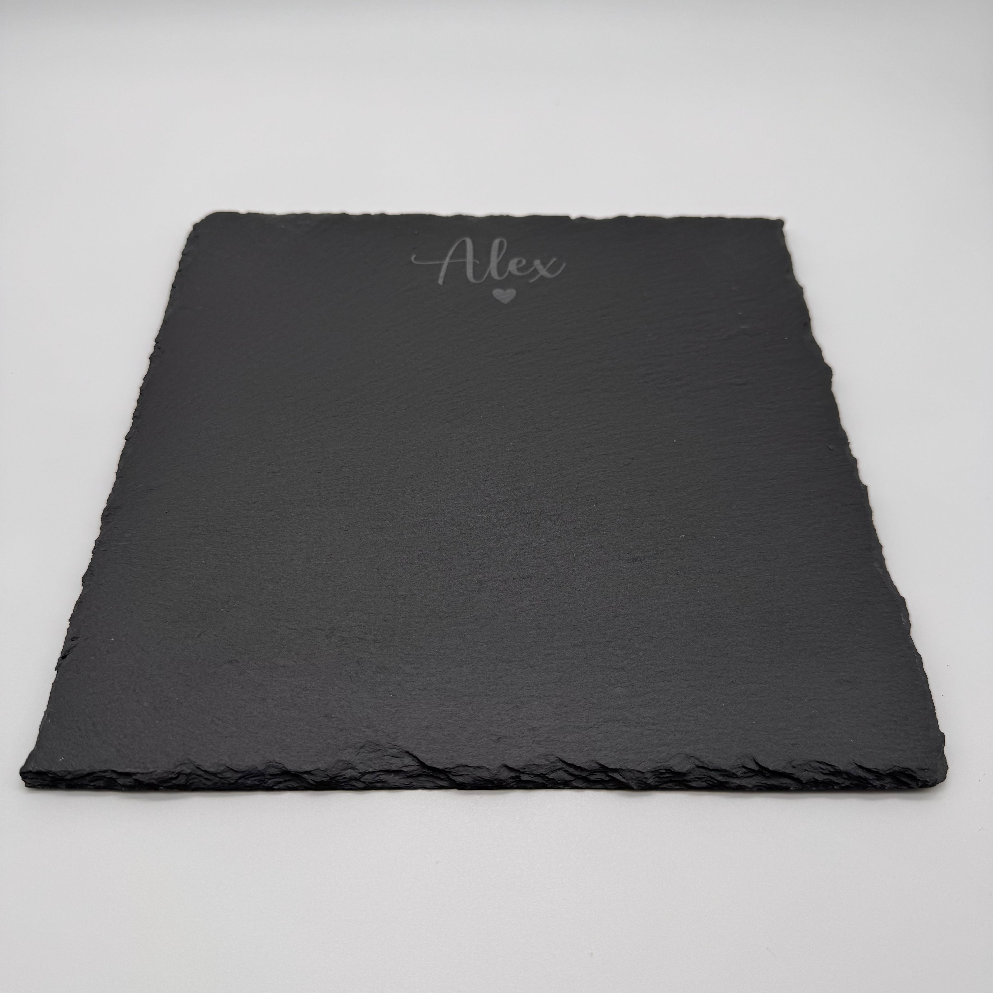 Schieferplatte 25x25 cm – personalisierbar