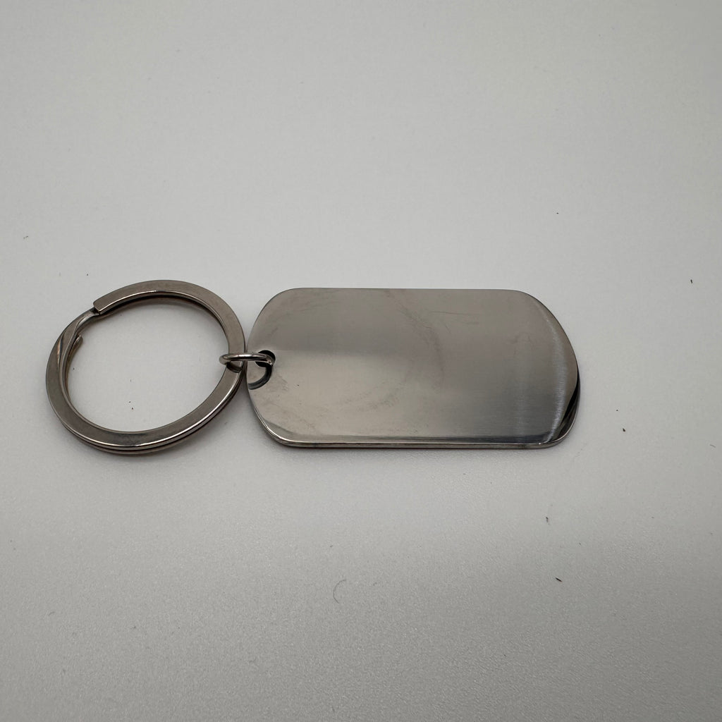 Schlüsselanhänger aus Edelstahl – personalisierbar