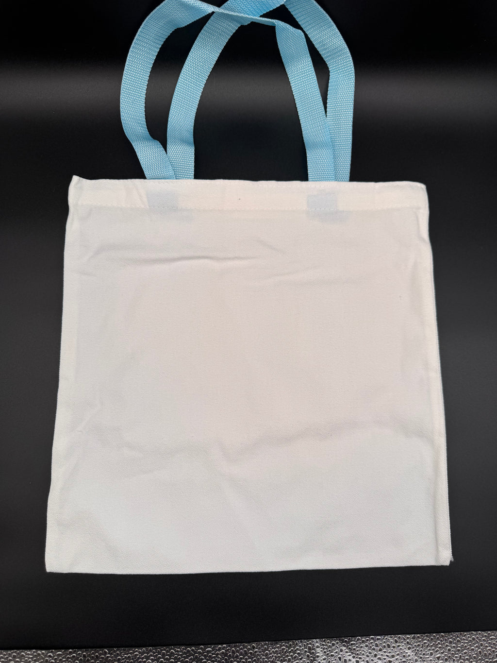 Stofftasche Canvas „Farmers Market“ – bunte Henkel