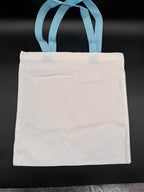 Stofftasche Canvas „Farmers Market“ – bunte Henkel