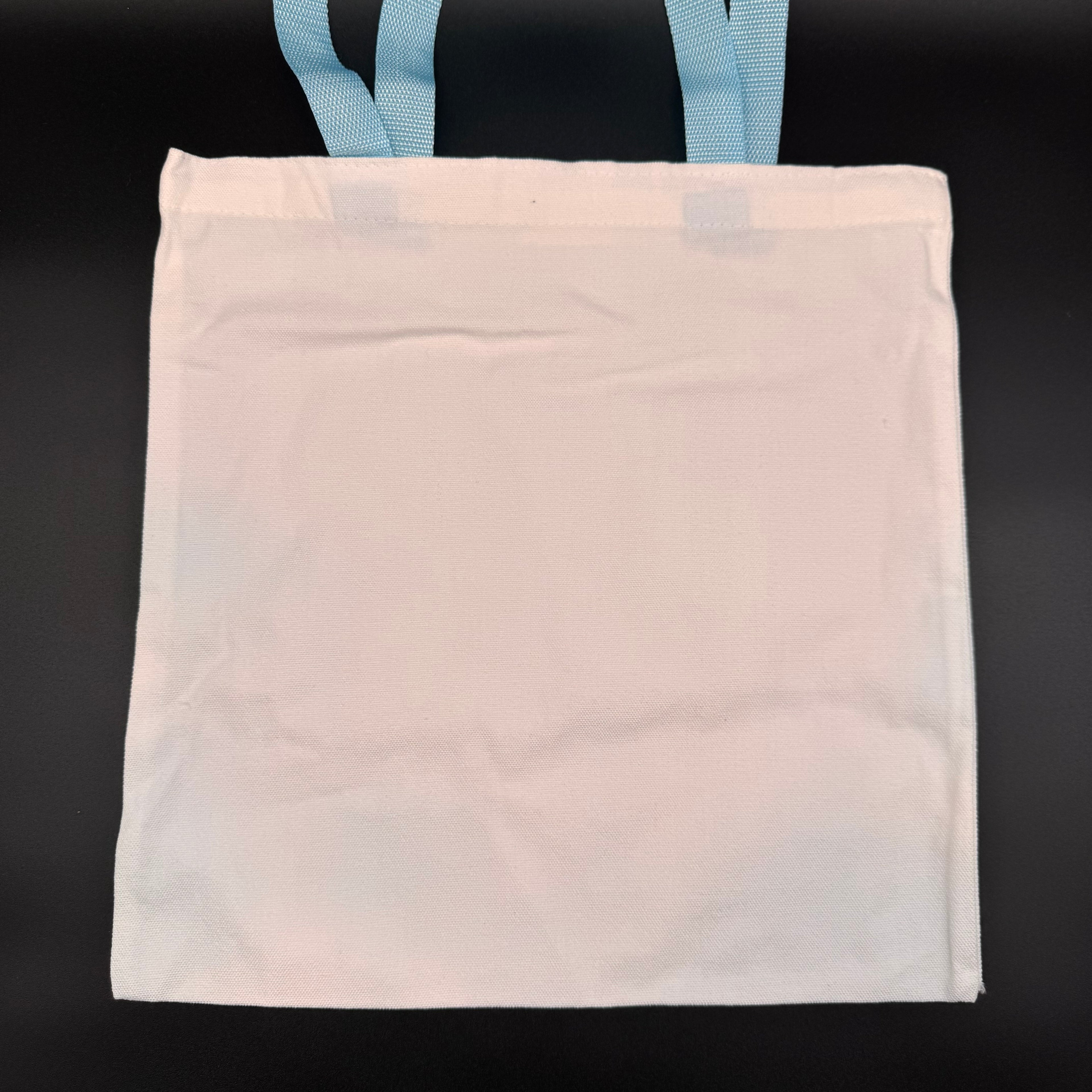 Stofftasche Canvas „Farmers Market“ – bunte Henkel