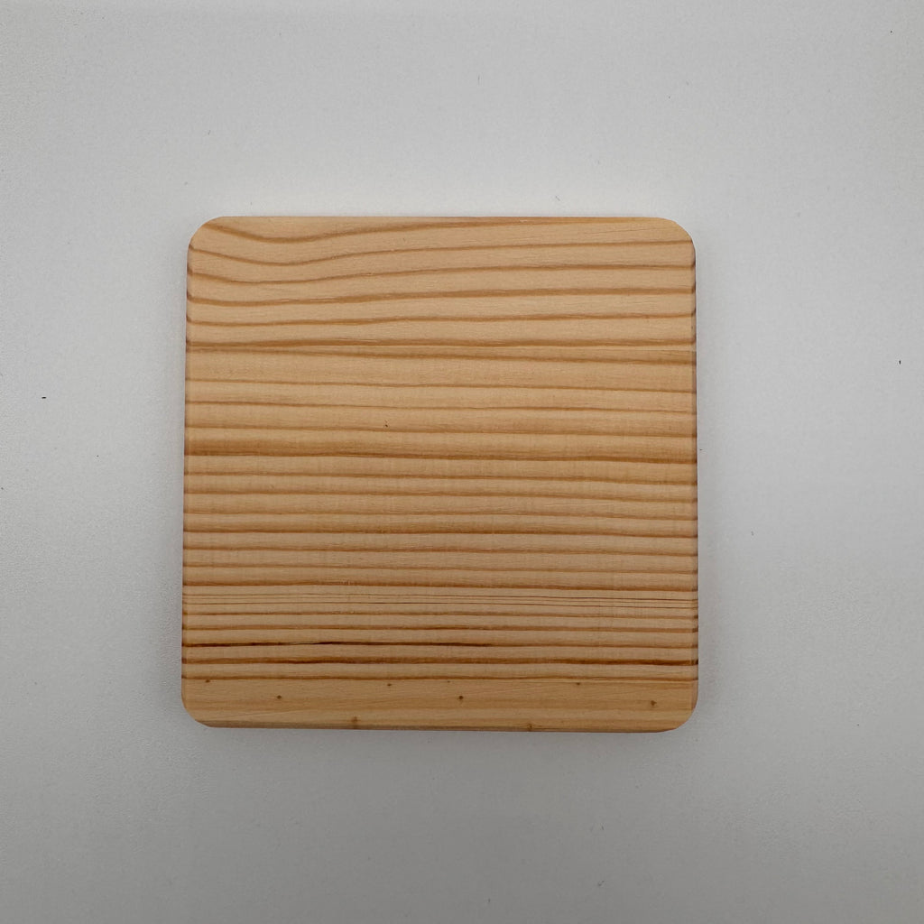 Holz-Untersetzer mit Gravur – personalisierbar