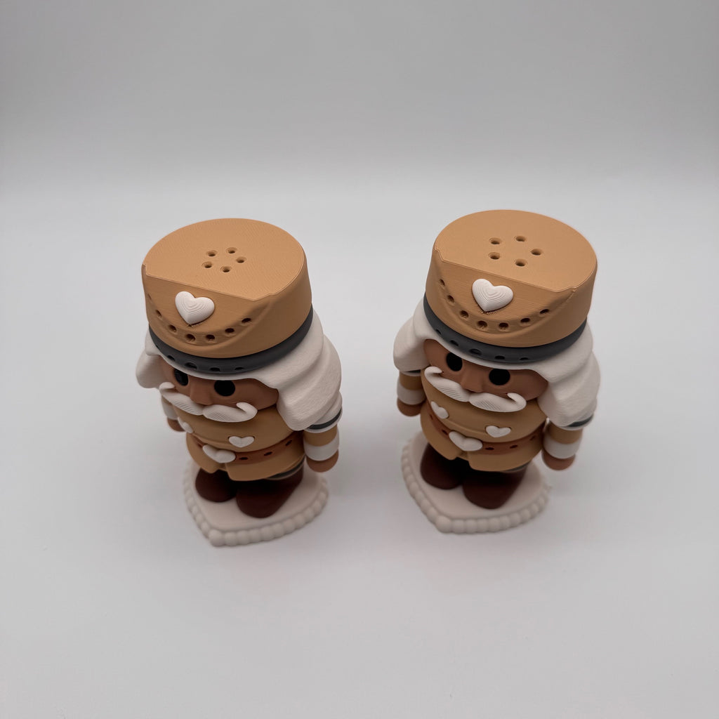 Zimt- und Zuckerstreuer Herzknacker – 3D-Druck