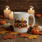 Herbsttasse Dackel Setting